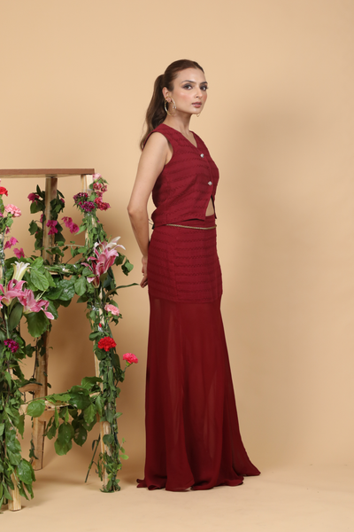 Scarlet Blush Co-ord Set