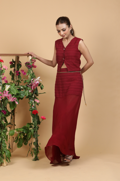 Scarlet Blush Co-ord Set