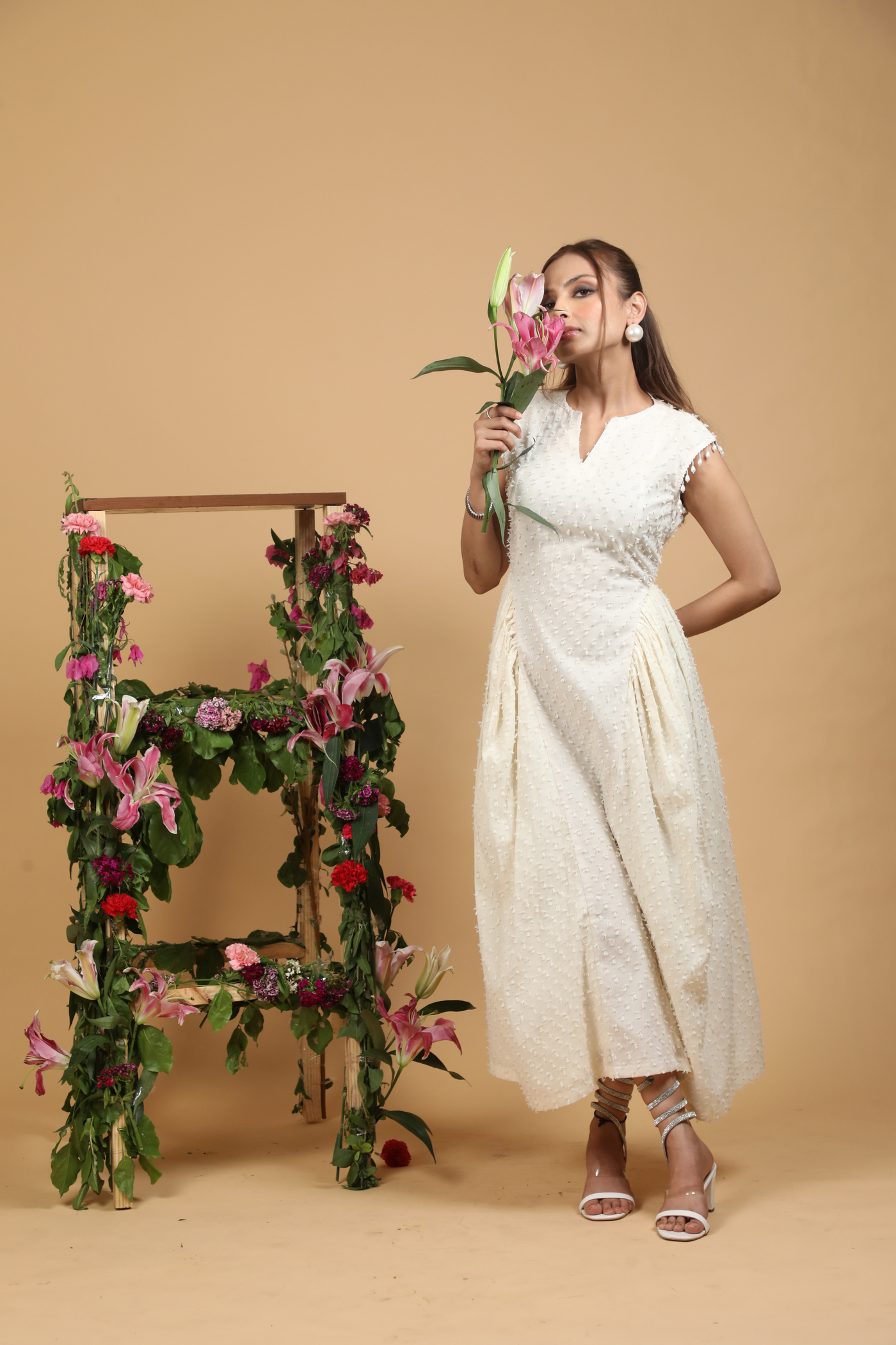 Pearl Meadow A-Line Dress