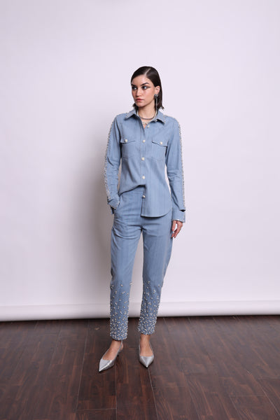 Pearl Denim Set