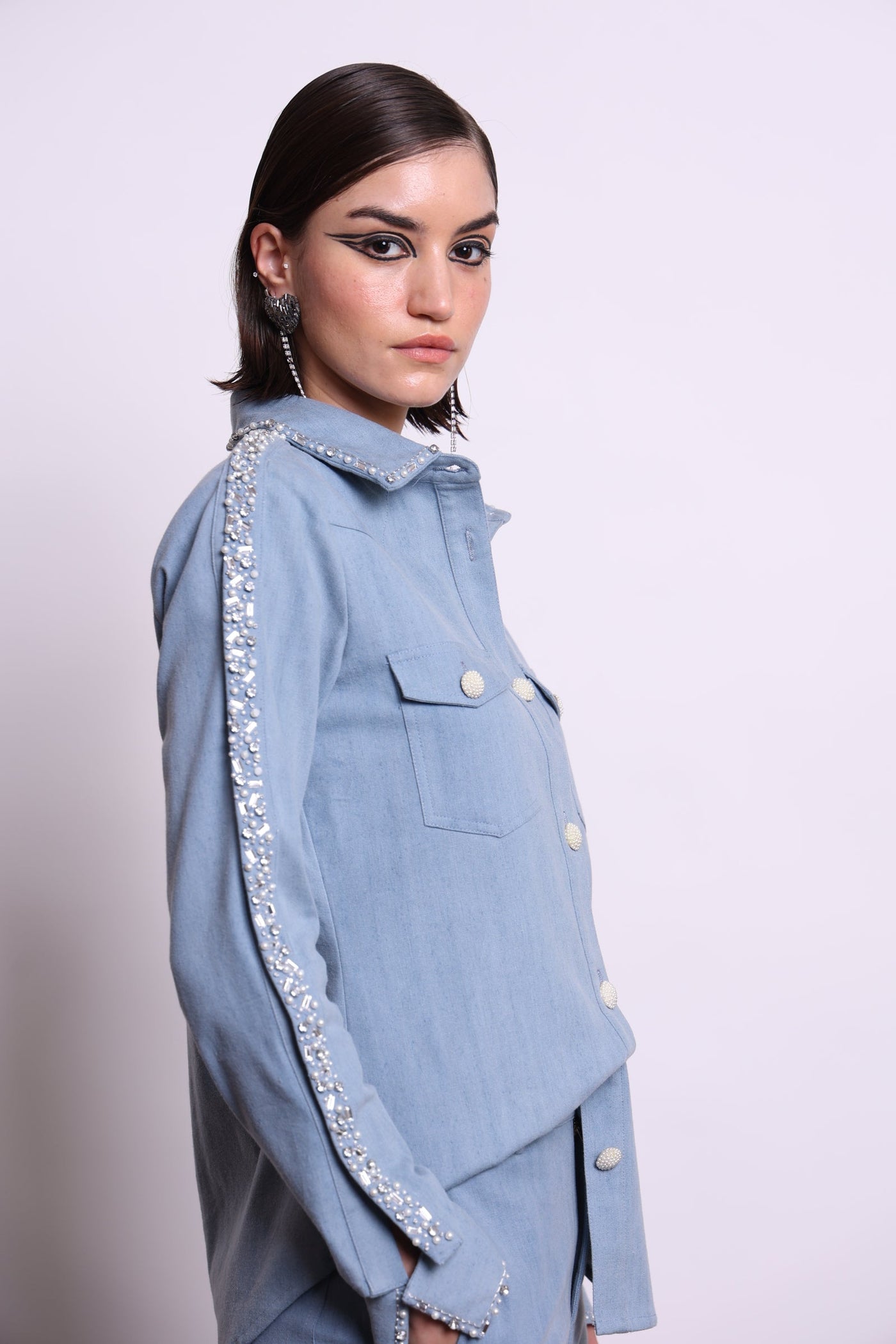 Pearl Denim Shirt