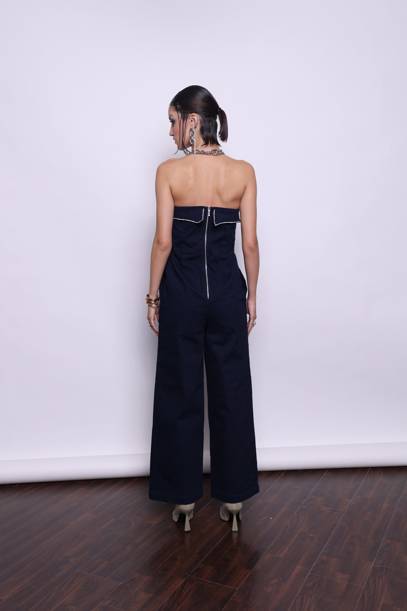 Embellished Tube Jumpsuit