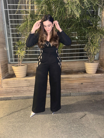 Embellished Sleeves Jumpsuit